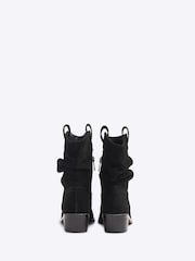 River Island Black Slouch Western Boots - Image 3 of 5