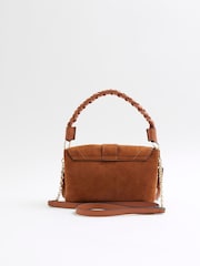 River Island Brown Wrapped Buckle Shoulder Bag - Image 3 of 5