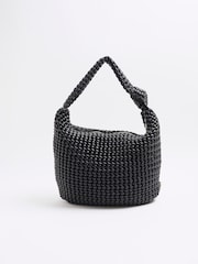 River Island Black Large Scrunch Scoop Bag - Image 2 of 4
