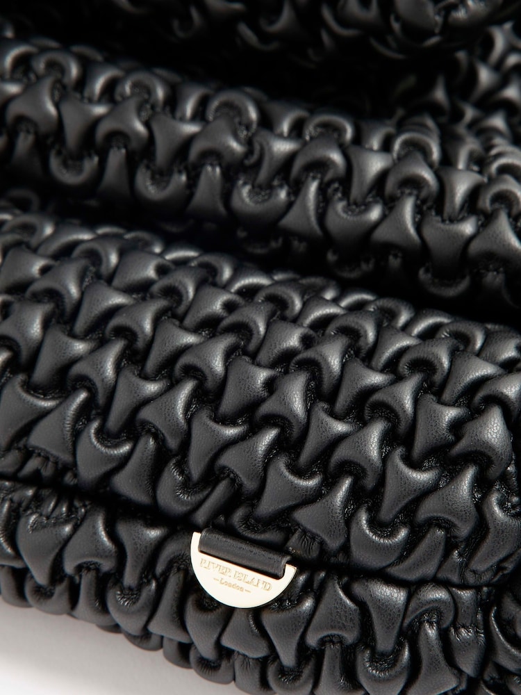River Island Black Large Scrunch Scoop Bag - Image 4 of 4