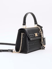 River Island Black Embossed Mini Tote Bag - Image 2 of 4