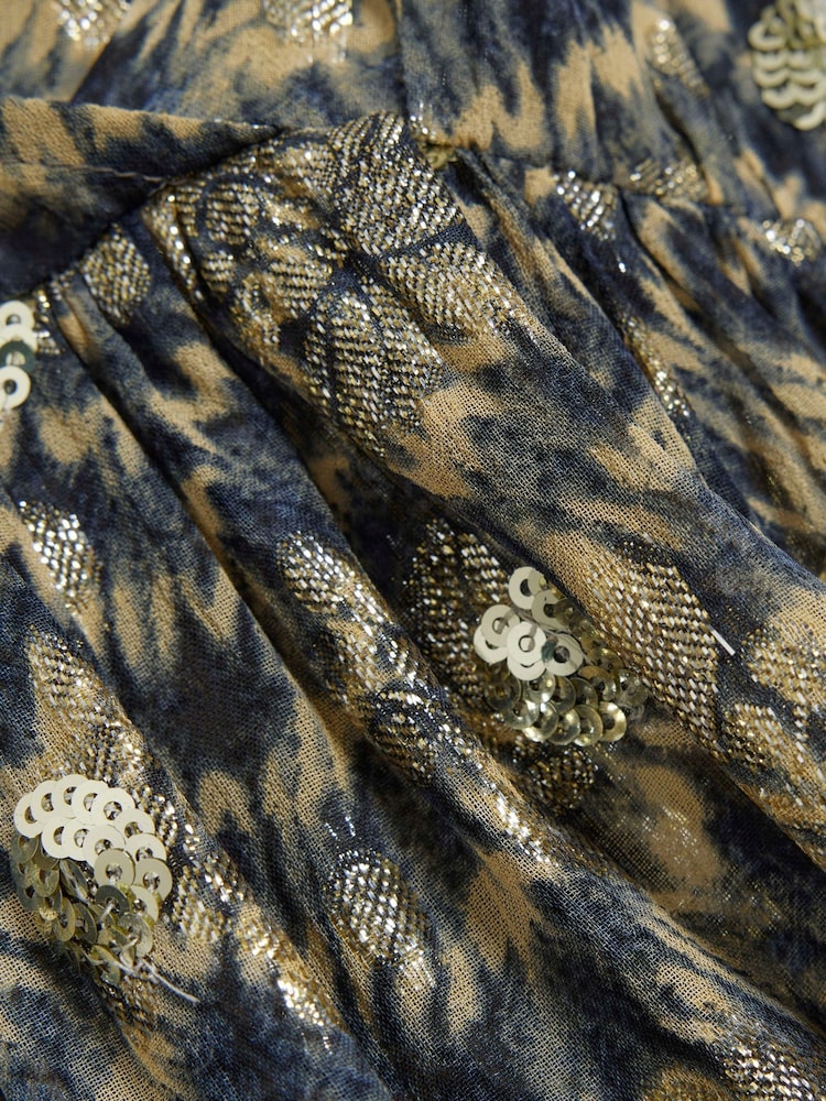 River Island Green Embellished Floral Print 100% Cotton Cami - Image 4 of 4