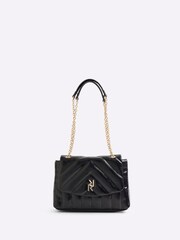 River Island Black Soft Quilted Shoulder Bag - Image 2 of 5