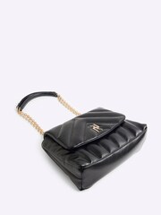 River Island Black Soft Quilted Shoulder Bag - Image 4 of 5