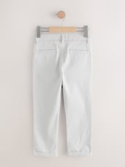 Silver Regular Fit Stretch Chino Trousers (3-17yrs) - Image 2 of 5