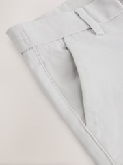 Silver Regular Fit Stretch Chino Trousers (3-17yrs) - Image 4 of 5