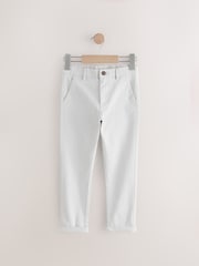 Gri Argintiu - Pantaloni chino stretch (3-17ani) - Image 1 of 5