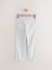 Gri Argintiu - Pantaloni chino stretch (3-17ani) - Image 2 of 5