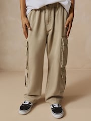 Neutro - Twill Woven 100% Cotton Cargo Trousers (3-16yrs) - Imagen 1 de 10