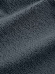 Charcoal Grey Textured Woven Pull On 100% Cotton Trousers (3-16yrs) - Image 9 of 9