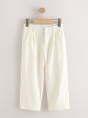 Ecru Linen Smart Trousers (3-16yrs) - Image 1 of 5