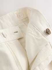 Ecru Linen Smart Trousers (3-16yrs) - Image 4 of 5