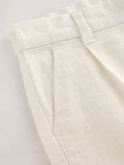 Ecru Linen Smart Trousers (3-16yrs) - Image 5 of 5