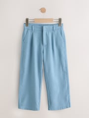 Light Blue Linen Smart Trousers (3-16yrs) - Image 1 of 4