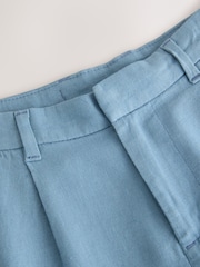 Light Blue Linen Smart Trousers (3-16yrs) - Image 4 of 4