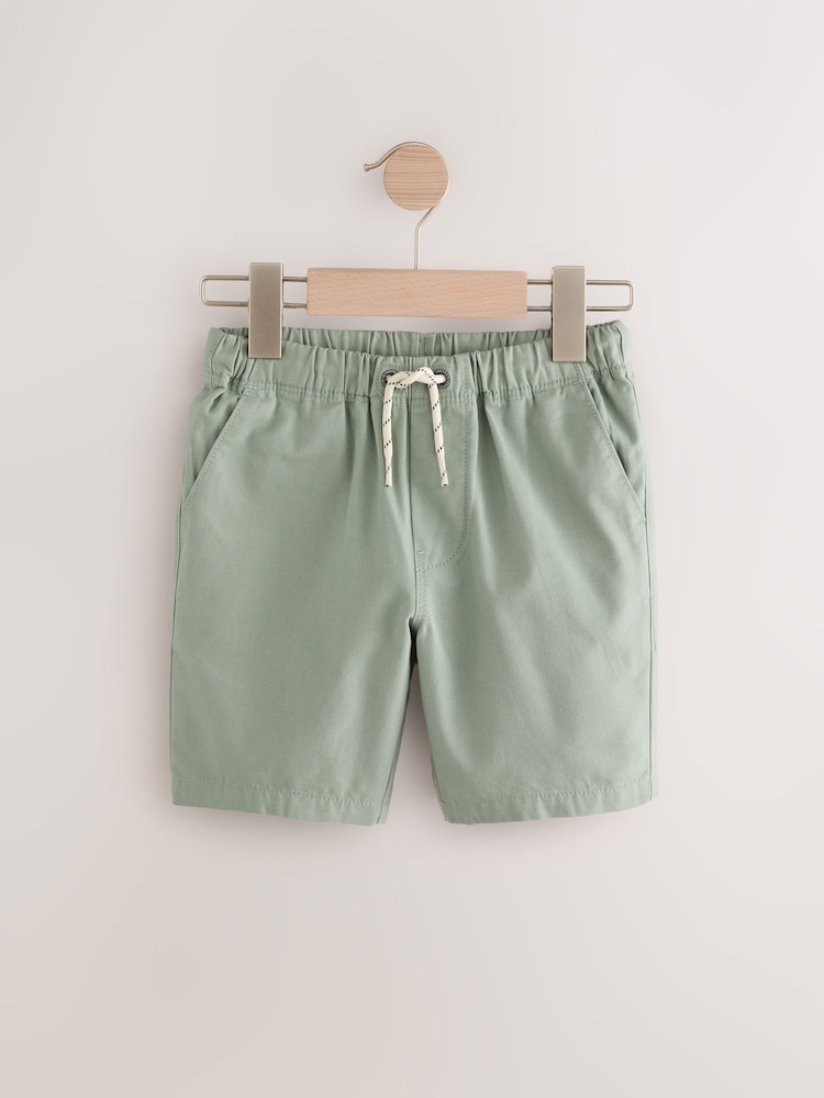 Sage Green Single Pull-On Shorts (3-16yrs) - Image 1 of 4