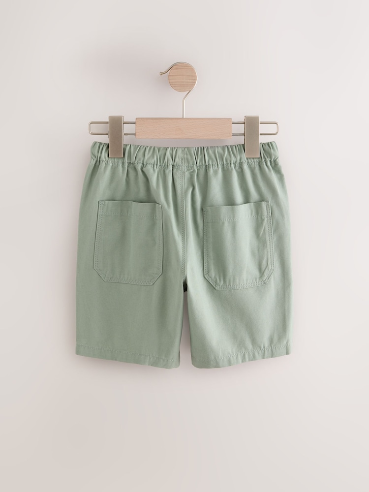 Sage Green Single Pull-On Shorts (3-16yrs) - Image 2 of 4