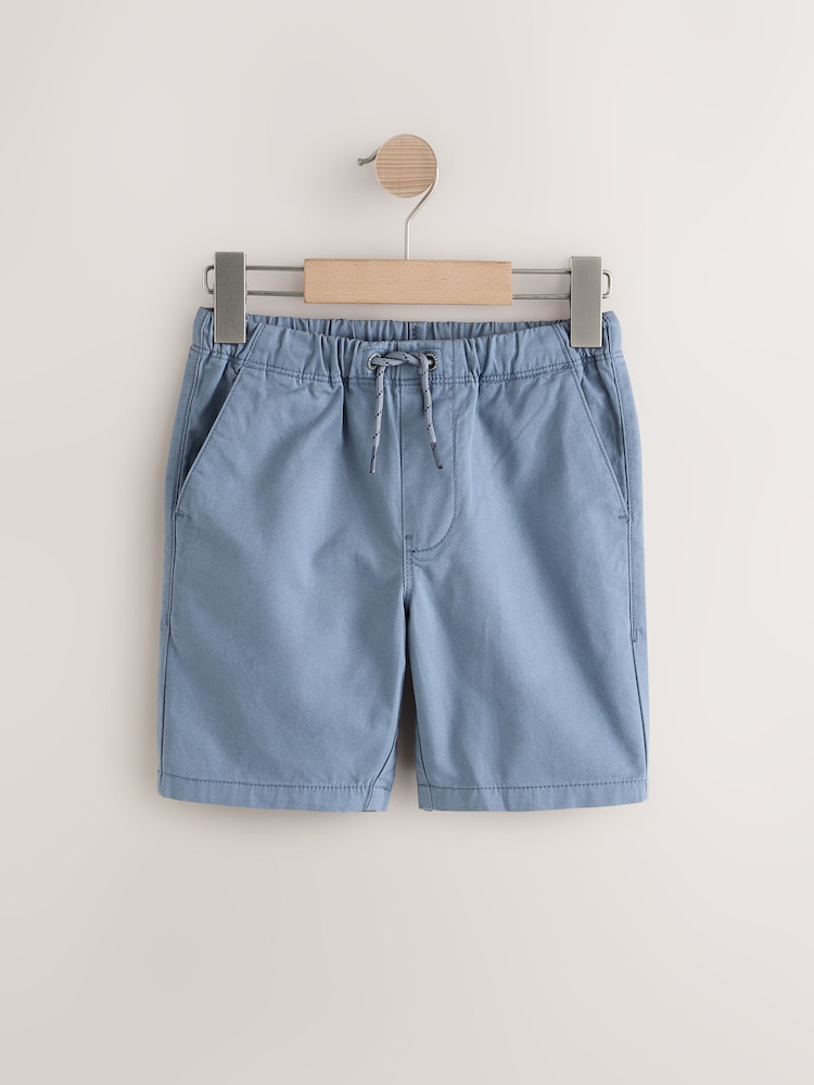 Dusty Blue Single Pull-On Shorts (3-16yrs) - Image 1 of 4