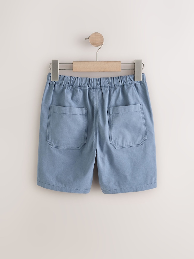 Dusty Blue Single Pull-On Shorts (3-16yrs) - Image 2 of 4