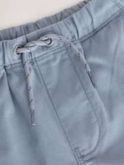 Dusty Blue Single Pull-On Shorts (3-16yrs) - Image 3 of 4