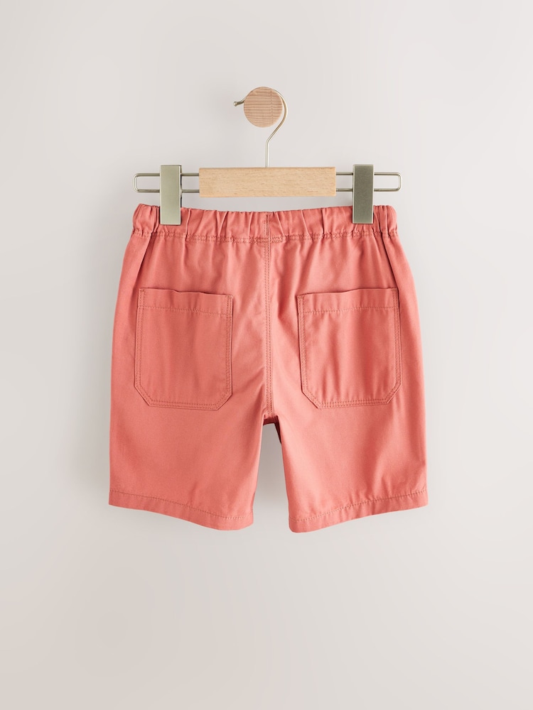 Light Red Single Pull-On Shorts (3-16yrs) - Image 2 of 4