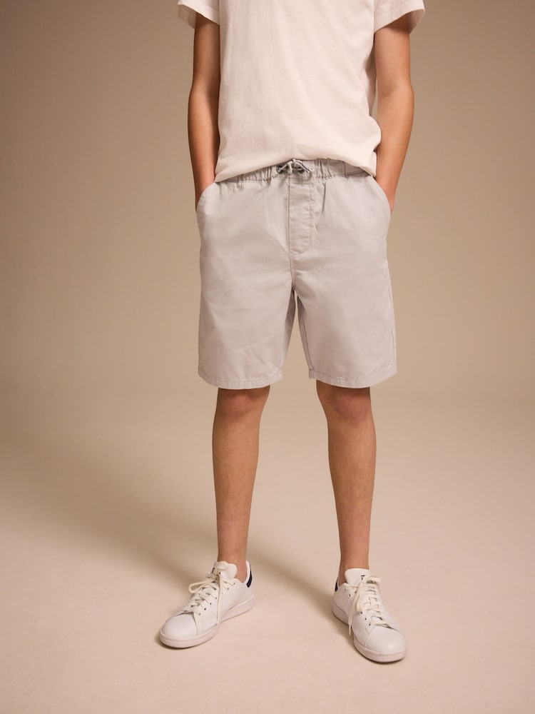 Grey Single Pull-On Shorts (3-16yrs) - Image 1 of 7