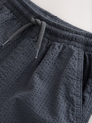 Grey 100% Cotton Textured Woven Pull On Shorts (3-16yrs) - Image 8 of 8