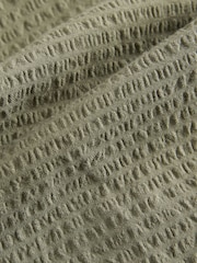 Khaki Green 100% Cotton Textured Woven Pull On Shorts (3-16yrs) - Image 8 of 9