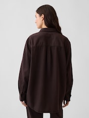 Gap Brown Denim Big Shirt - Image 2 of 5