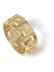Gold Tone Premium Greek Detailed Ring - Image 2 of 2