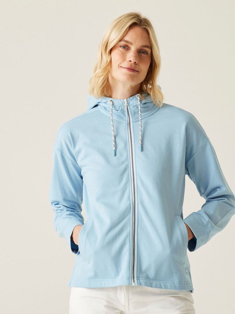 Regatta Blue Womens Bayletta Full Zip Hoodie - Image 1 of 7 Regatta Blue Womens Bayletta Full Zip Hoodie - Image 1 of 7