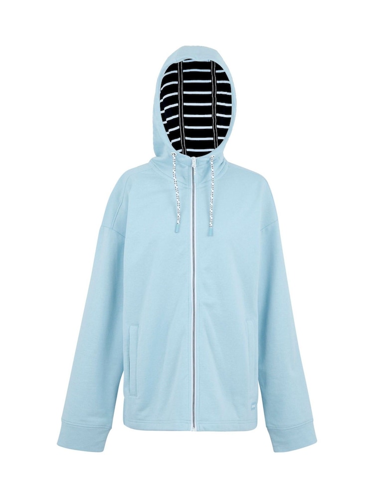 Blauw - Regatta Bayletta hoodie met volledige rits voor dames - Image 5 of 7