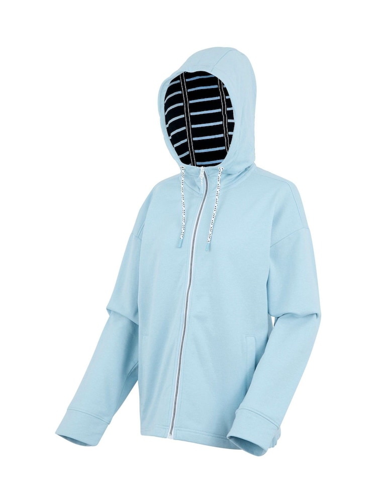 Regatta Blue Womens Bayletta Full Zip Hoodie - Image 7 of 7 Regatta Blue Womens Bayletta Full Zip Hoodie - Image 7 of 7