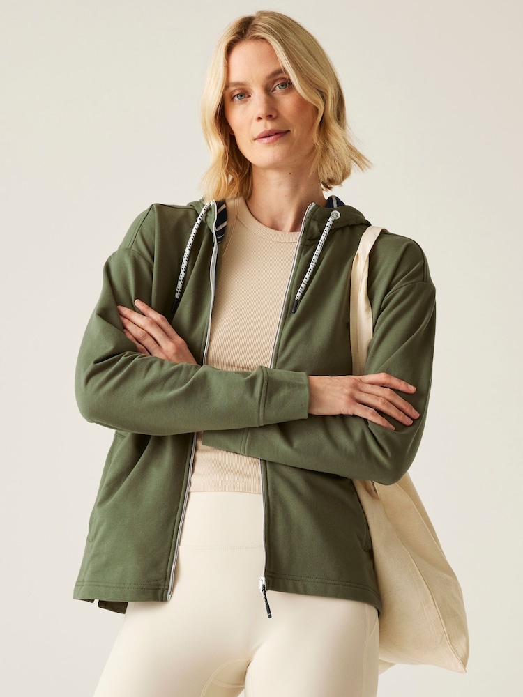 Regatta Green Womens Bayletta Full Zip Hoodie - Image 1 of 7