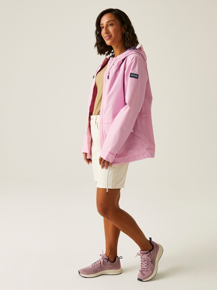 Regatta Light Pink Womens Bayletta II Waterproof Jacket - Image 4 of 10