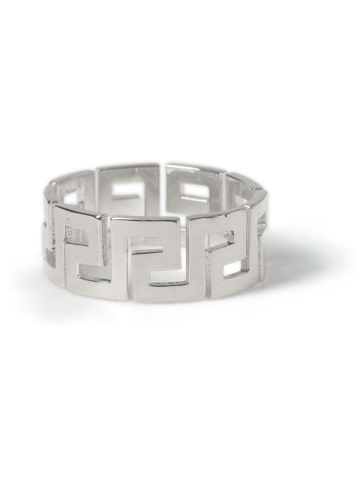 Gold Tone Premium Greek Detailed Ring - Image 1 of 2
