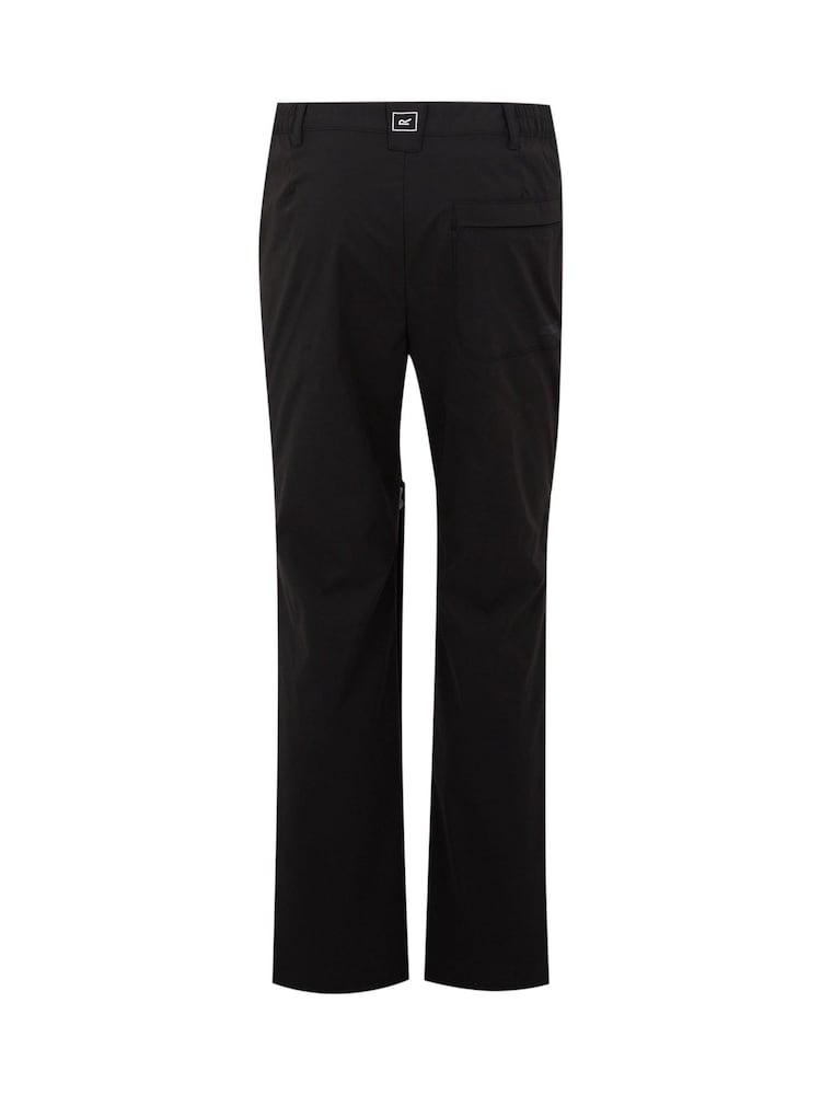 Regatta Black Highton Water Repellent Walking Trousers - Image 6 of 7