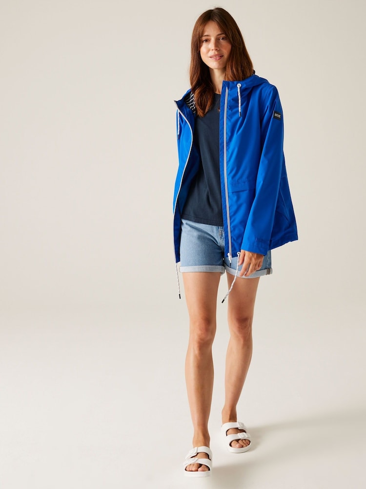 Regatta Blue Chrome Womens Bayletta II Waterproof Jacket - Image 3 of 9
