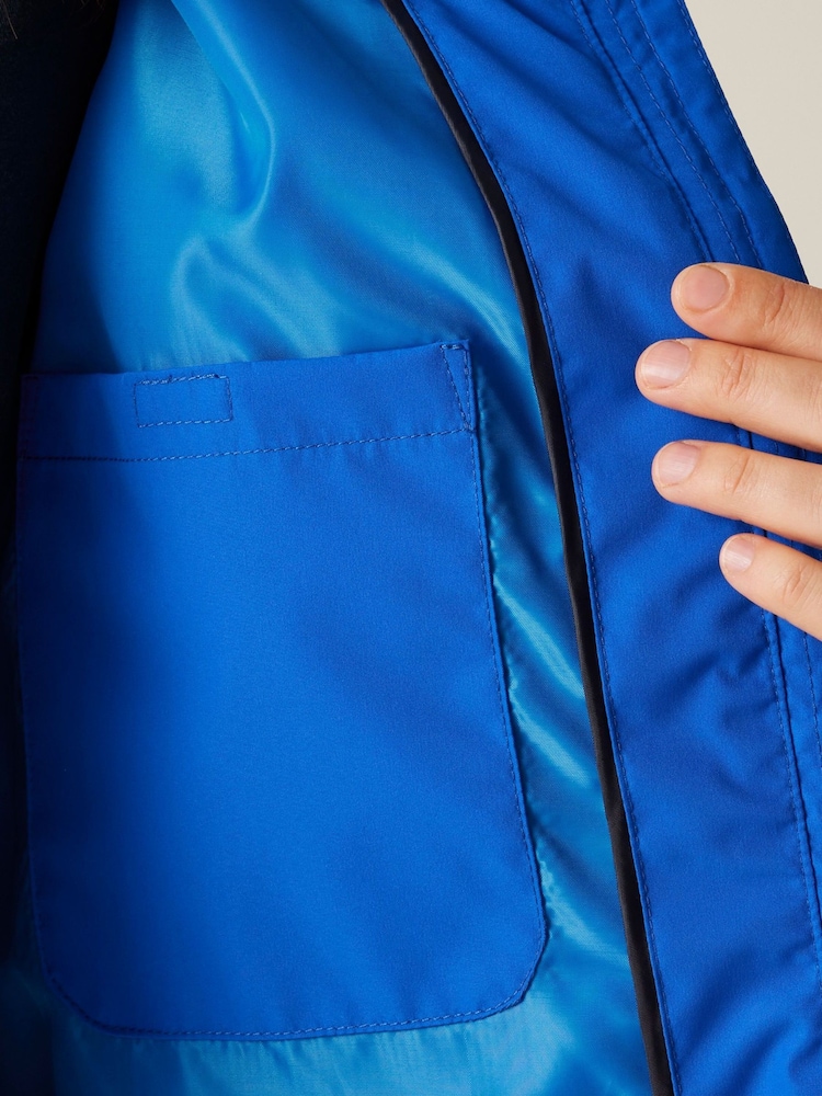 Regatta Blue Chrome Womens Bayletta II Waterproof Jacket - Image 6 of 9