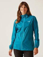 Regatta Blue Womens Waterproof Pack It Jacket III - Image 2 of 9