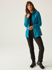 Regatta Blue Womens Waterproof Pack It Jacket III - Image 4 of 9