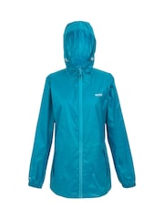 Regatta Blue Womens Waterproof Pack It Jacket III - Image 6 of 9