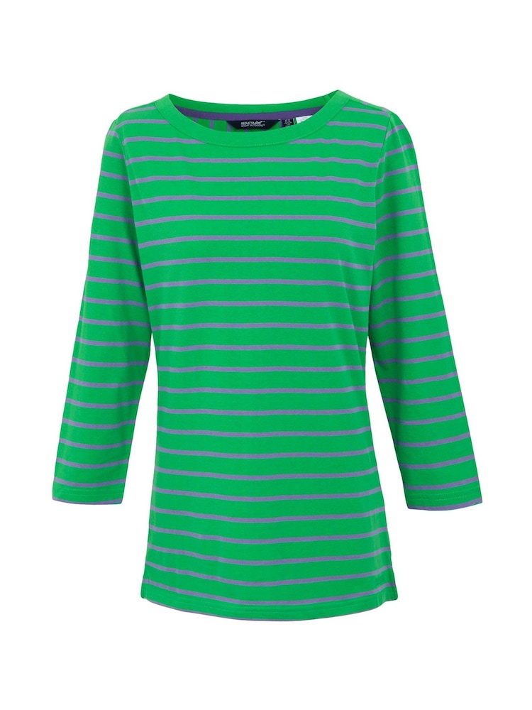 Regatta Green Womens Bayletta 3/4 Sleeve II T-Shirt - Image 5 of 7