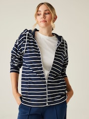 Regatta Dark Blue Womens Bayletta Full Zip Hoodie - Image 1 of 9