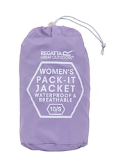 Violetti - Regatta Womens Pack It vedenkestävä III Takki - Kuva 8 / 9