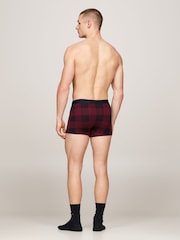 Tommy Hilfiger Red Red Print Boxers With Gold Waistband & Socks - Image 2 of 8