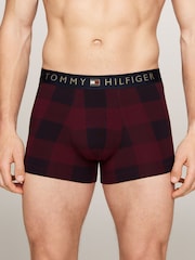 Tommy Hilfiger Red Red Print Boxers With Gold Waistband & Socks - Image 6 of 8