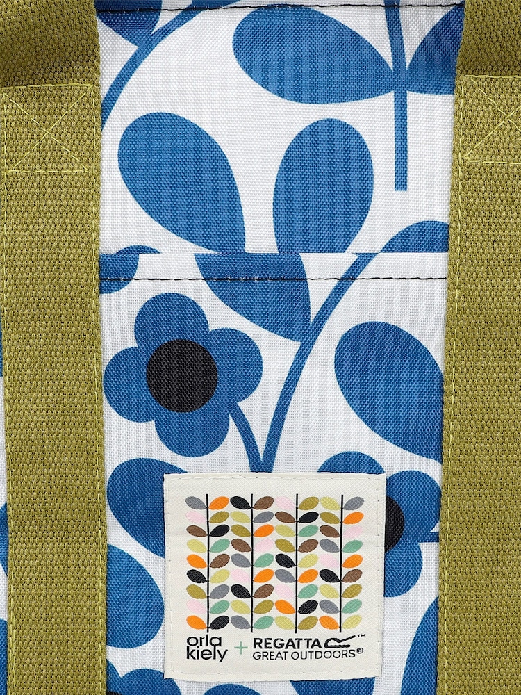 Regatta Blue Orla Kiely 12L Cool Bag - Image 4 of 4