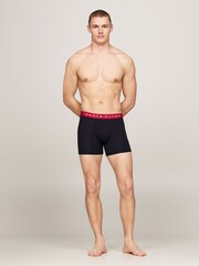 Tommy Hilfiger Blue Waistband Boxer Briefs 3 Pack - Image 3 of 7