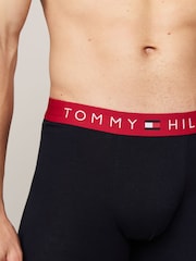 Tommy Hilfiger Blue Waistband Boxer Briefs 3 Pack - Image 4 of 7